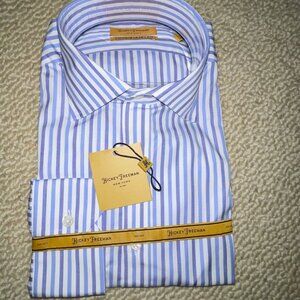 ! Luxury 100% Egyptian Cotton Long Sleeve Dress Shirt, Spread collar